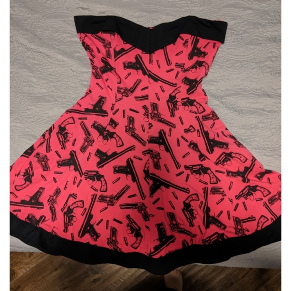 Betsey Johnson gun dress HUGE ISO (in search of)!!